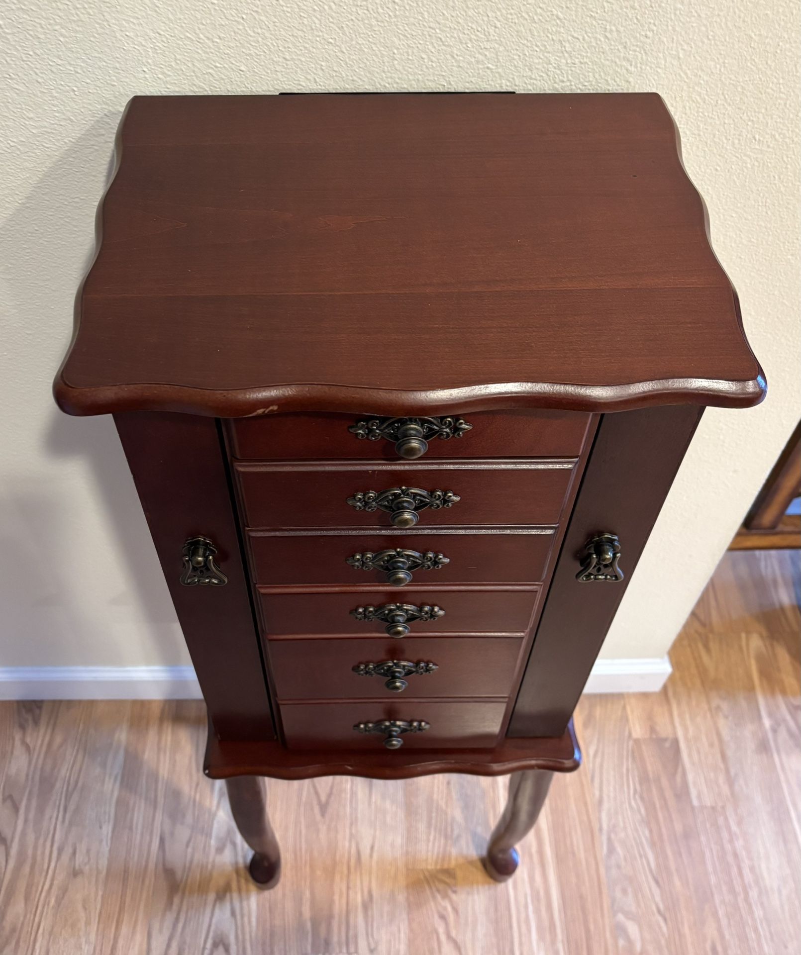 Jewelry Armoire W/ Mirror
