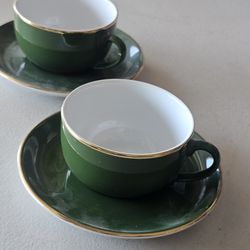 “Vintage Winterling Bavaria Demitasse Espresso Cups & Saucers – Germany”