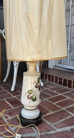 Vintage Ceramic Table Lamp with Shade