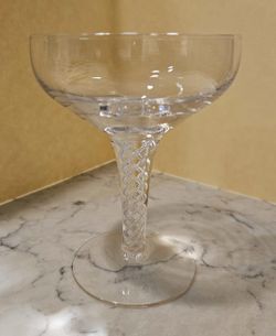 Vintage Stuart Ariel Fine Crystal Champagne