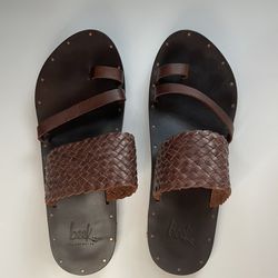 Been By Two Birds Brown Sandals Leather 