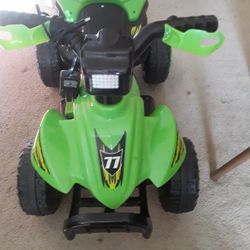 Kalee Green Quad ATV 6 Volt Battery Powered Ride On  