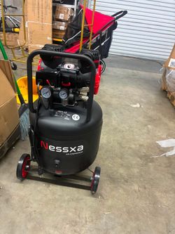 14 Gallon Ultra-Silent Air Compressor with 2 Fast Couplers 2HP 8.75 CFM, Maximum Pressure 115 PSI Air Compressor Tank without