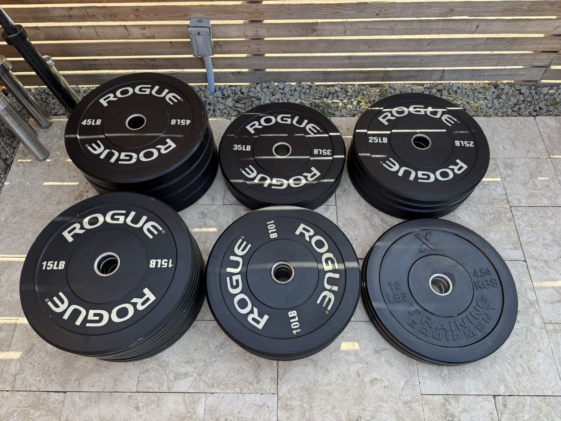 💪 ROGUE & X Training Bumper Plates – Pairs & Singles – Excellent Condition! 💪