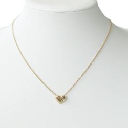 Beautiful, fine jewelry, gold tone, necklace with heart pendant, lake Valentines gift for her