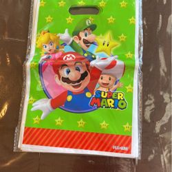 Super Mario Favor Bags 