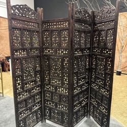 Carved Wood Divider
