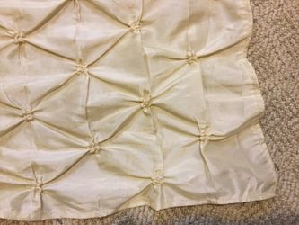 Pintuck Satin Overlays
