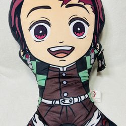 20” New  Demon Slayer Tanjiro Pal-O Character Pillow Plush Doll