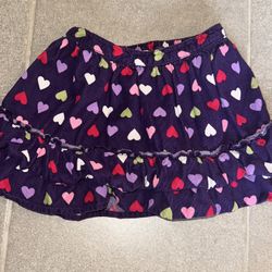 3T Purple Heart Skirt 