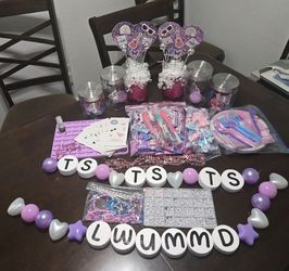 Taylor swift theme birthday decor candy table