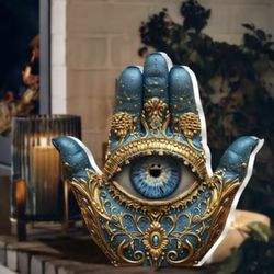 Evil Eye Palm Sculpture 