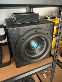 600 watt amp 8in sub