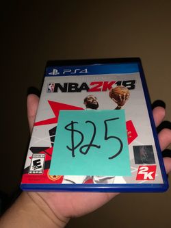 PlayStation 4 & 5 video game ps4 ps5 nba 2k18 basketball espn sports