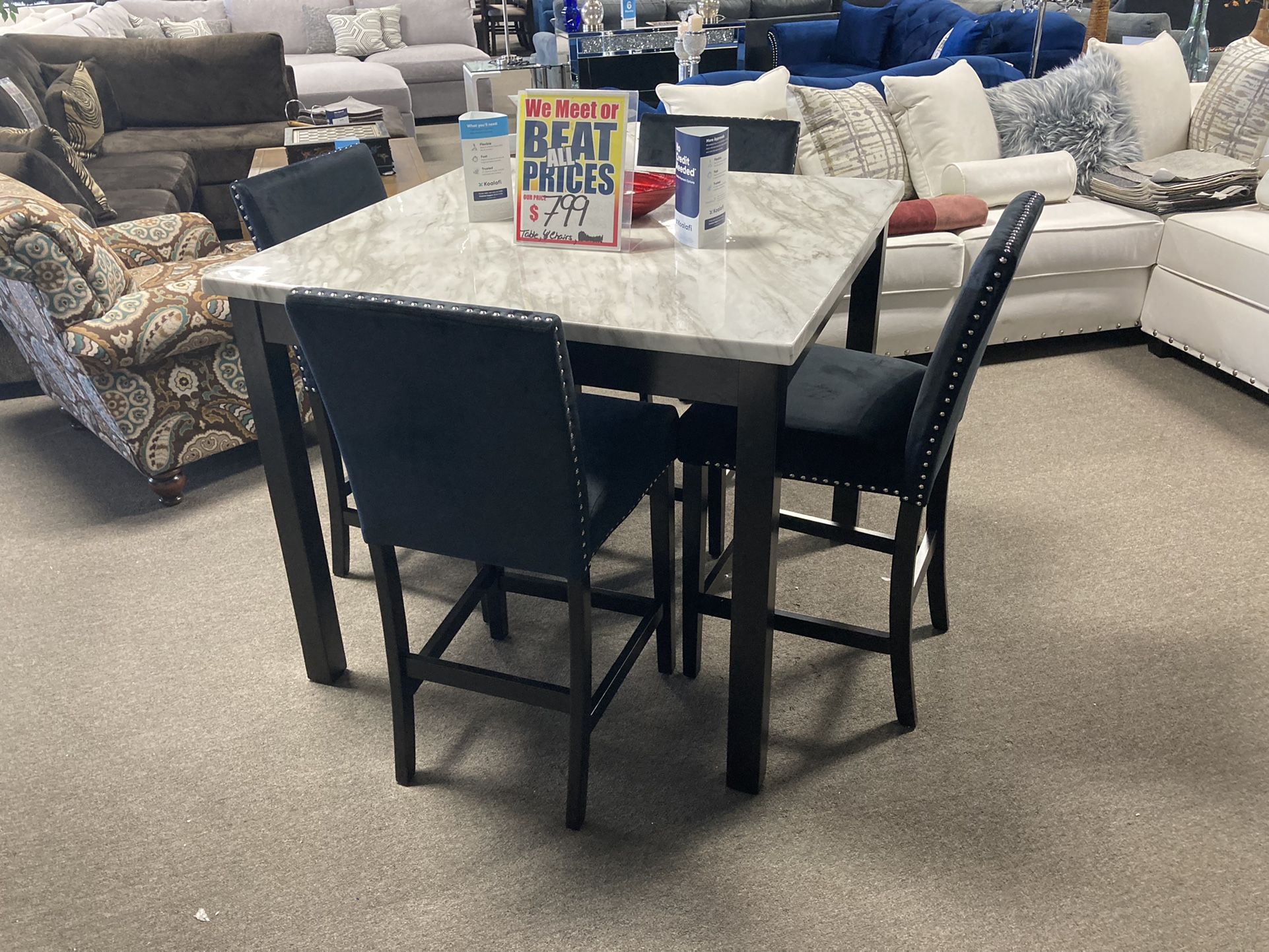 Beautiful Dining Set ✨🤍 Easy Financing Available ✨✅