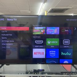 50” JVC Roku Smart Tv