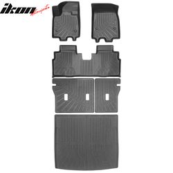Fits 2025-2026 Cadillac Optiq TPE All Weather Floor Mats + Trunk Mat + Backrest Mats