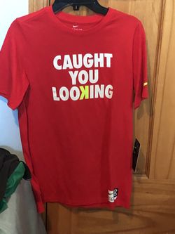 Nike red shirt for boys