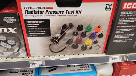Radiator pressure tester kits $169