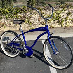 Big Frame GIANT SIMPLE 26” Single Speed Beach Cruiser. 