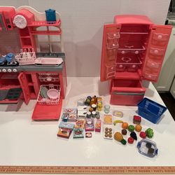 18” Doll Our Generation Kitchen With Food And Accessories 