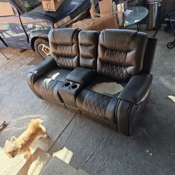 Free Reclining Loveseat 