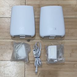 NETGEAR Orbi Tri-Band Whole Home Mesh-Ready WiFi Router - for speeds up to 2.2 Gbps Over 2,000 sq. feet, AC2200 (RBR20) 2Pack