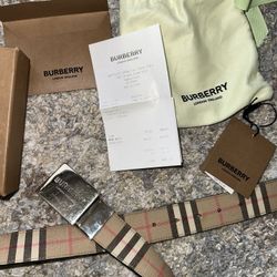 Burberry Reversible Vintage Belt