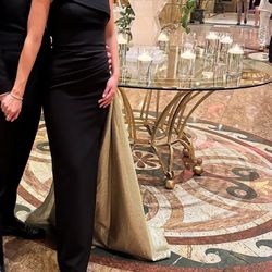 Black And Gold Dress