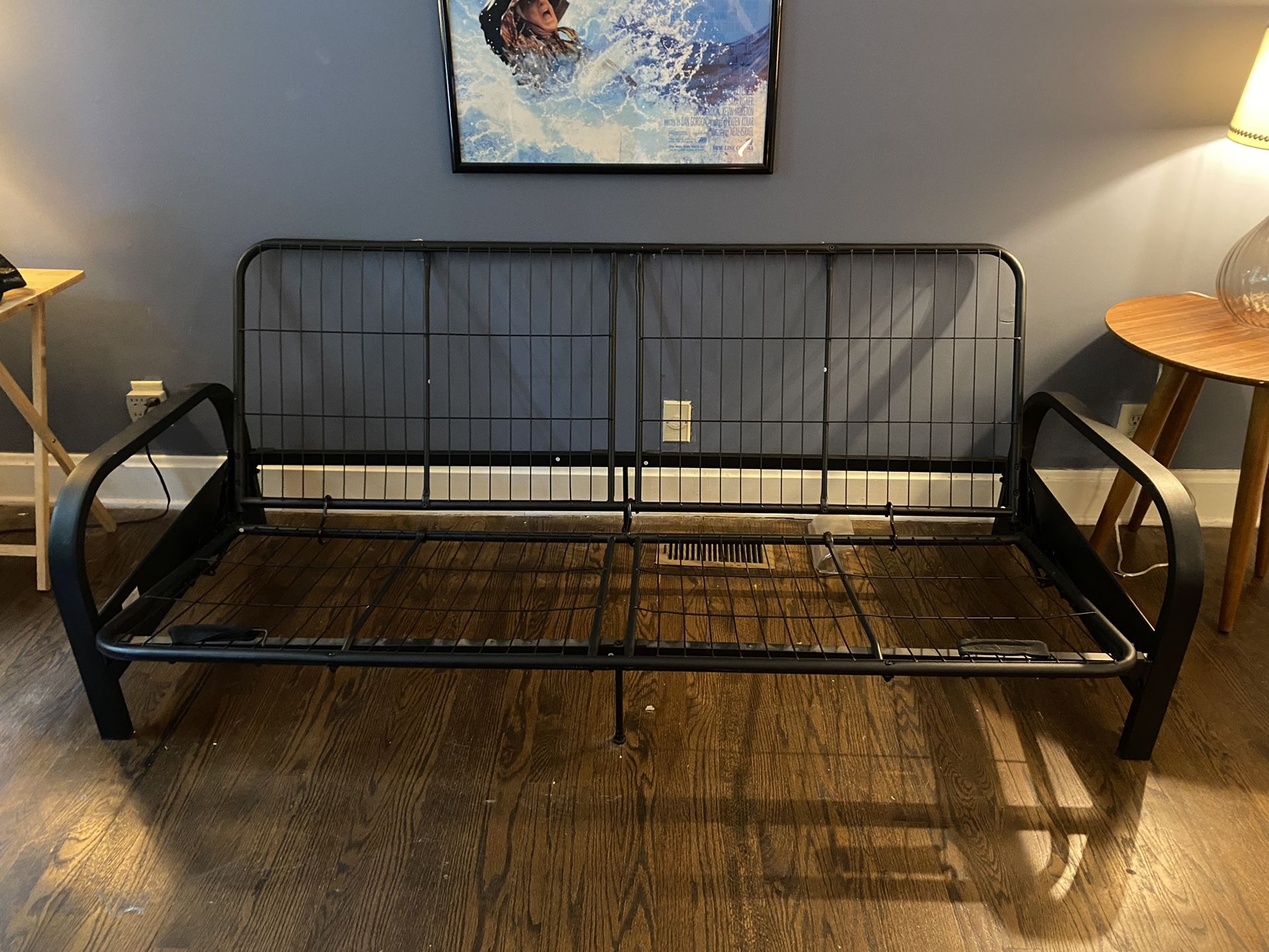 Black Futon Frame - Needs Cushion