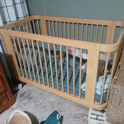 Nestig 3 In 1 Baby Crib Toddler Bed