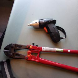 Bolt Cutters And Drill Portable 