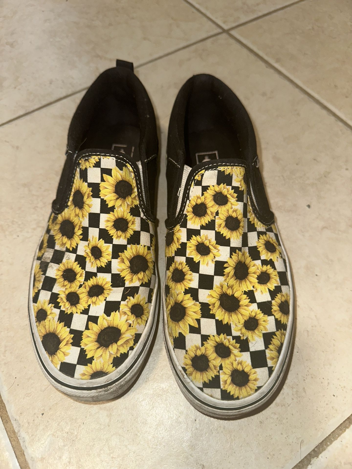 Sunflower Vans Shoes 