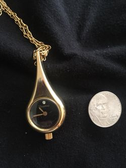 Vintage Lucerne tear drop wind up watch