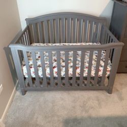 Gray Crib