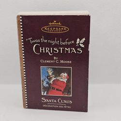 Hallmark Twas The Night Before Christmas Ornament 2001 Santa CLAUS volume 4

Volume 4 - Santa Claus

HANDCRAFTED - ISSUE DATE 2001

Ornament in mint c