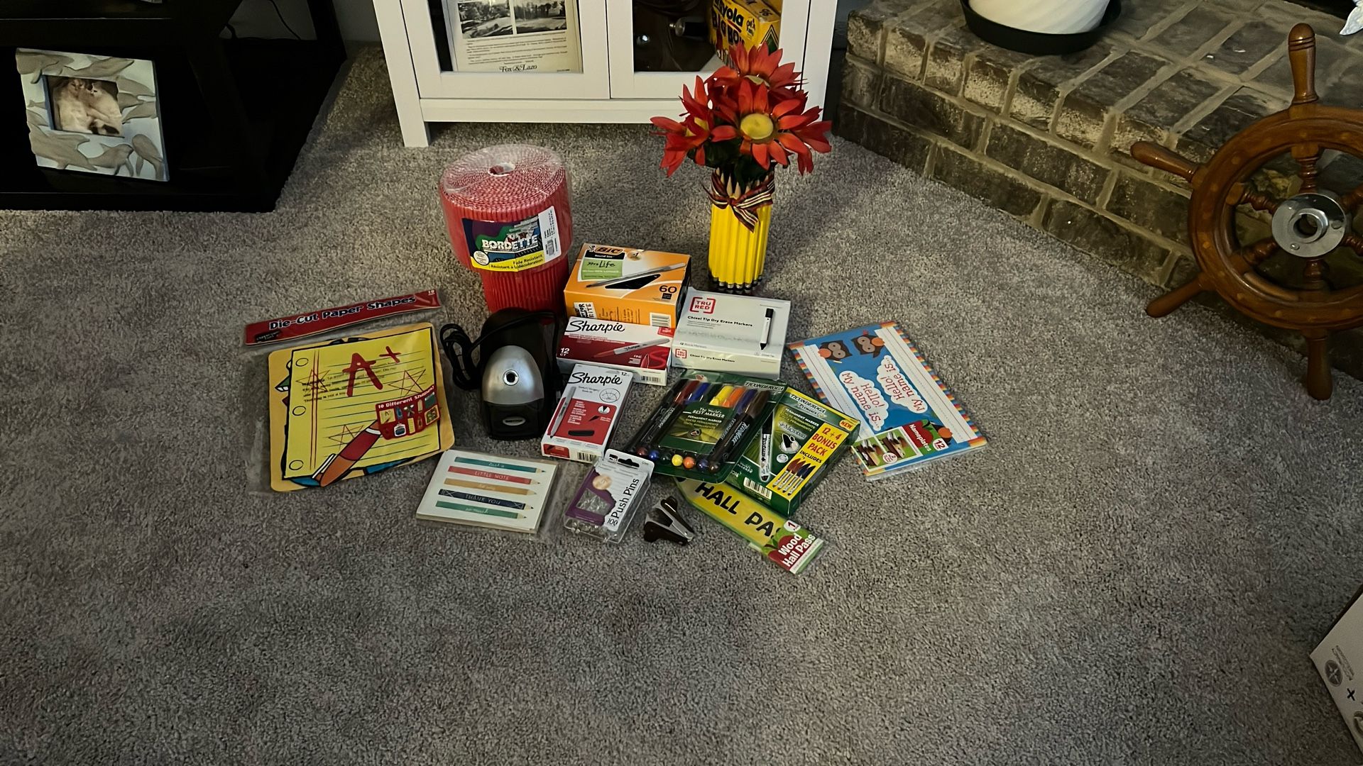 Box of Teacher’s Elementary/MS School Supplies