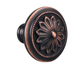 7 Pack - Oil Rubbed Bronze Cabinet Hardware: 1.4" Round Knobs for Cabinets