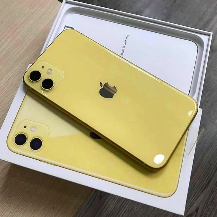 Yellow iPhone new