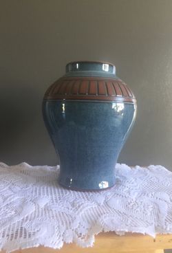 Nulton pottery vase