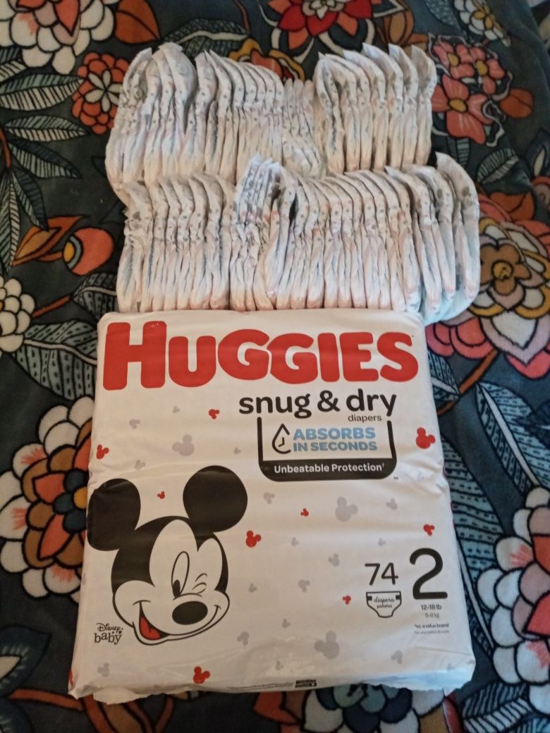 100+ size 2 diapers