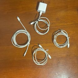 iPhone Type C/ Lightning Cords. Chargers