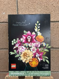 NEW LEGO PRETTY PINK FLOWER BOQUET BOTANICALS
