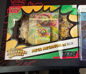 Pokémon Ascended Heroes Mega Meganium ex Box – Factory Sealed