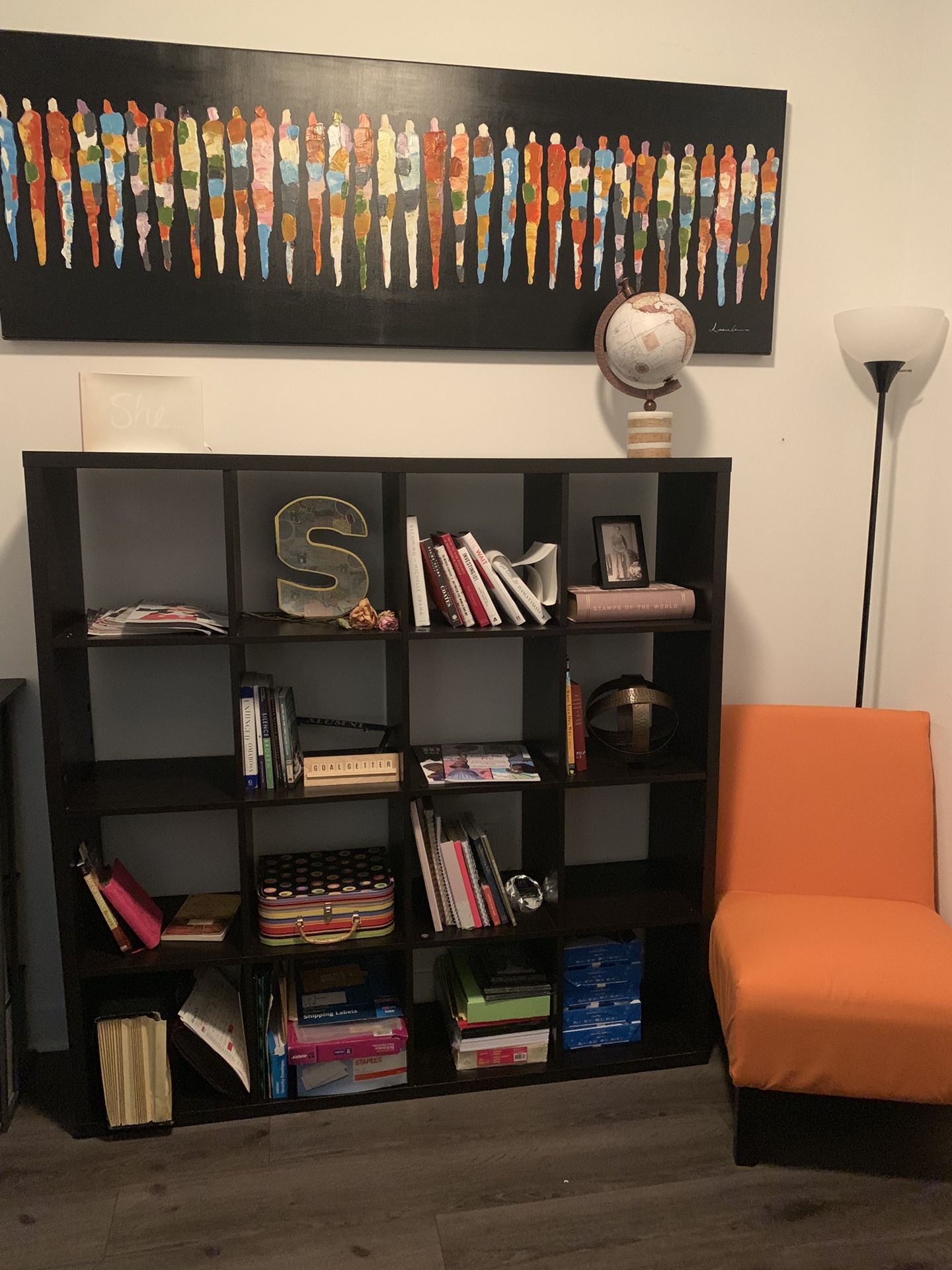 Matching bookshelves