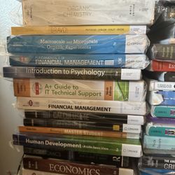 TextBooks Local Pick Up Only 