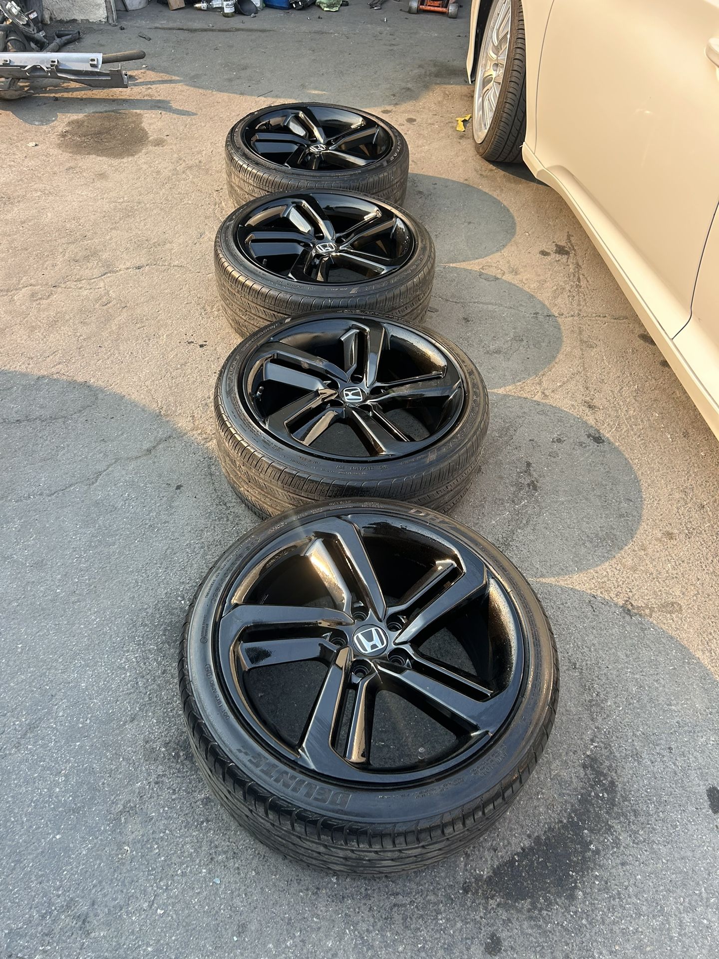 2022 Honda Accord Sport Black Rims Parts