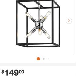 12” 6 Light Pendant