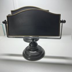 Horizontal Blackboard Display Greeting Sign on Stand, 11-inches Decorative 3 pieces  