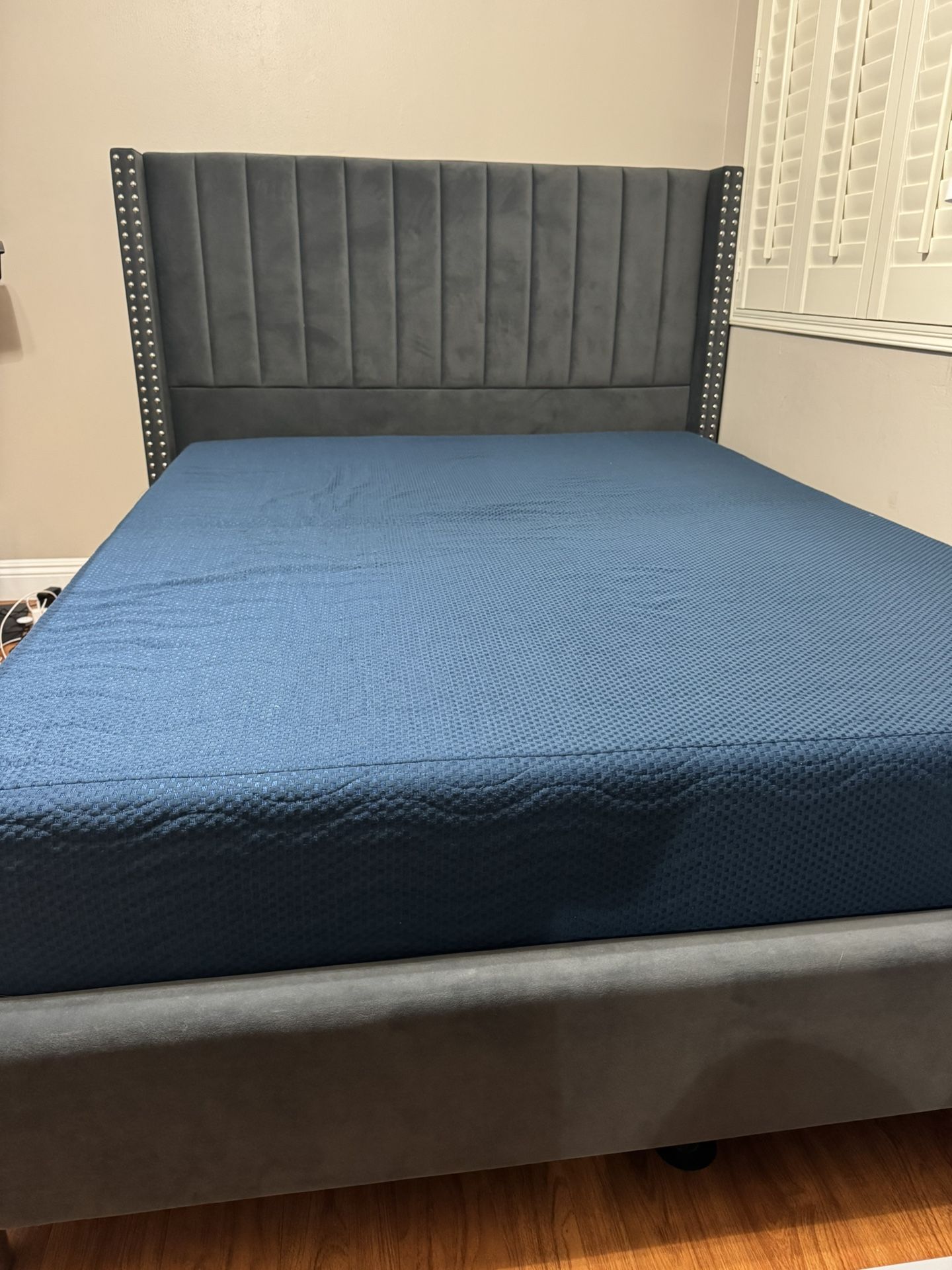 Queen Bed frame With Mattress
